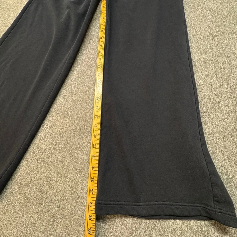 Nike Sportswear Essential Fleece Wide Leg‎ Sweatpants Black Women Large BV4091